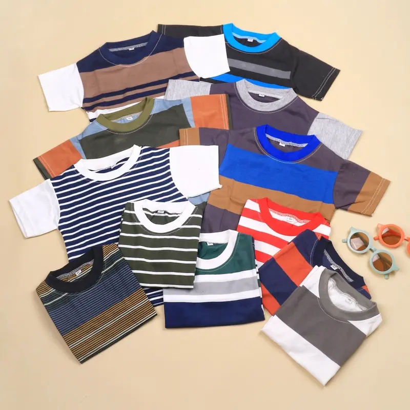 Paket 3 Kaos Anak Laki-Laki Usia 1-10 Tahun katun Baju 4