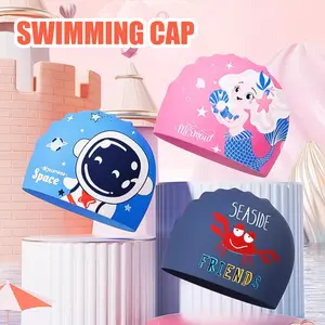 Swim Cap Topi Renang Silicone Kain Utk Dewasa Dan Anak Swim Hat