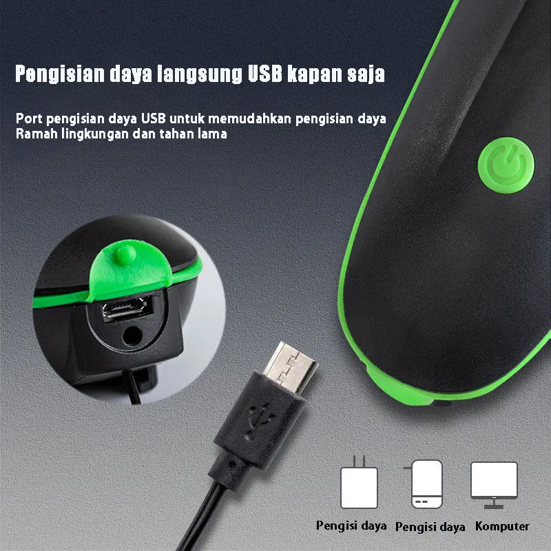 TaffLED Lampu Sepeda LED Cree XPG dengan Klakson - 7588 - Multi Color Outdoor lampu buat sepeda pancal 3