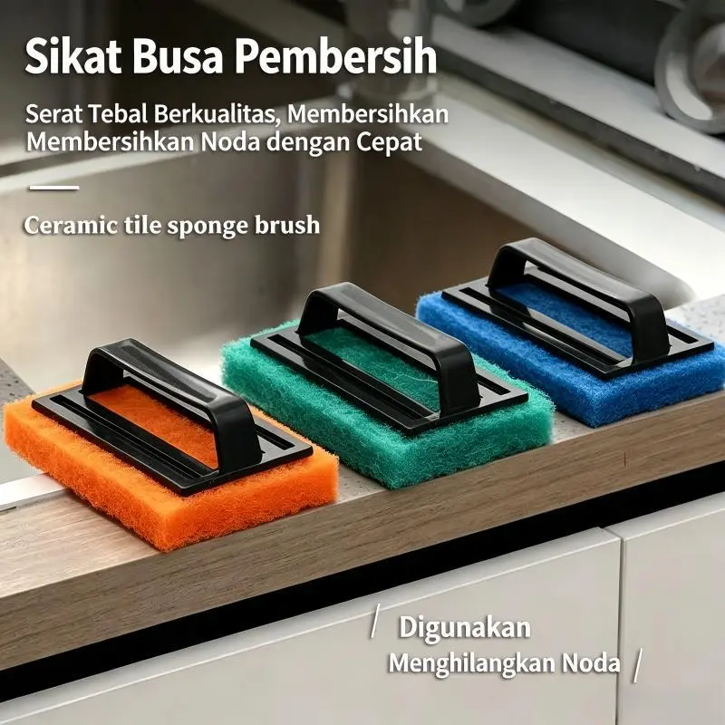 【Sam's market】Sikat Sabut Pembersih Gagang Lantai Serat Tebal Berkualitas untuk Mmembersihkan Noda dengan Cepat