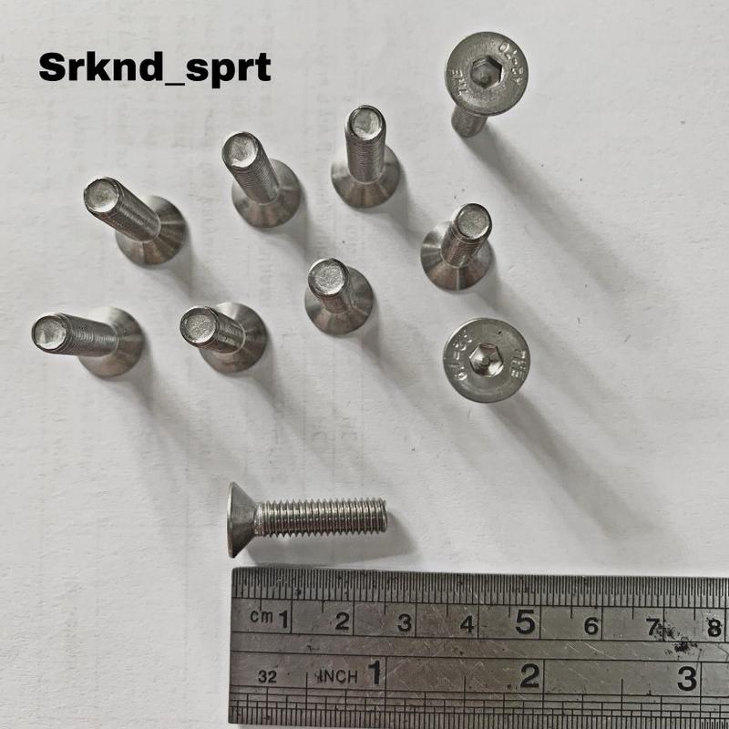 Baut popor stainless 2cm / 2.5cm / 3.5cm 1pcs 3