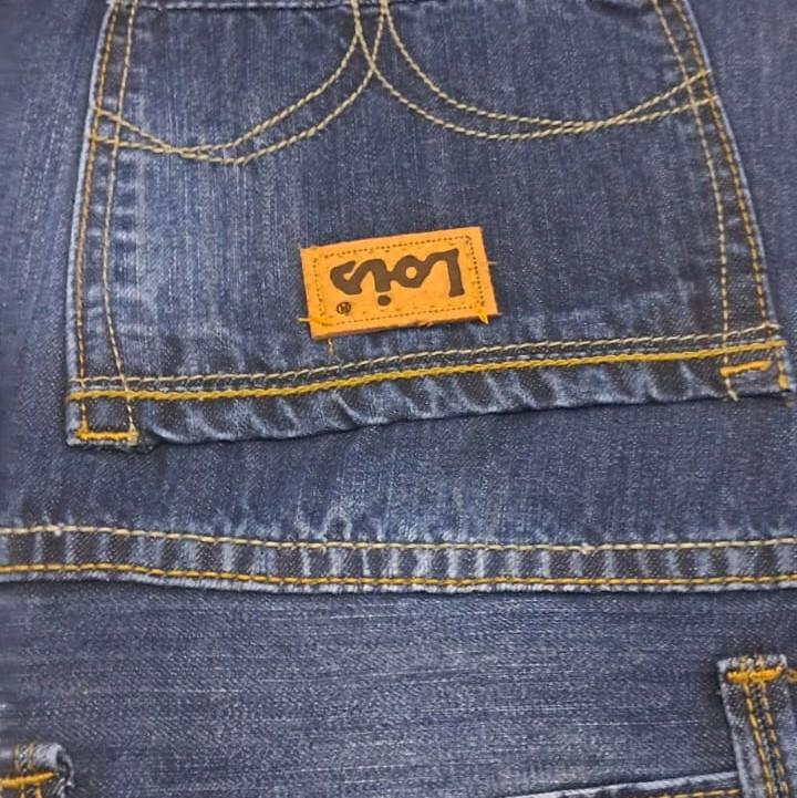 TERBRU CELANA LOIS PREMIUM, HANYA 2 WARNA ORIGINAL Jeans Biru Nyaman Denim Panjang Cowok Keren Pria Tebal 8