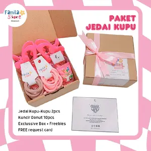Paket Jedai bentuk butterfly/ Paket jedai rambut/ jedai bentuk lucu /Gift bentuk karakter hewan