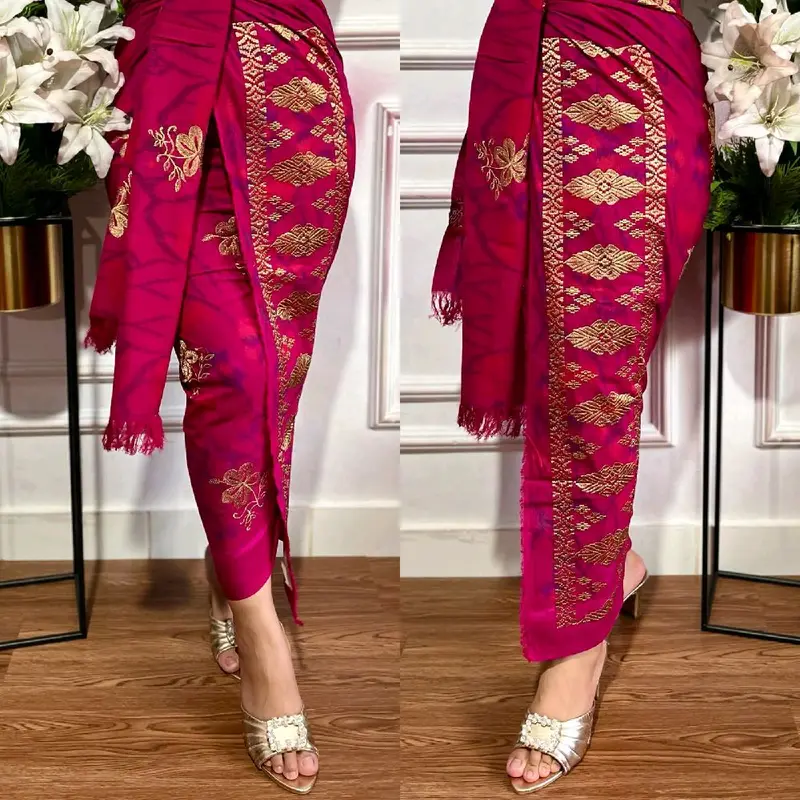 Kamen Lembaran + Endek + Tenun + Tumpal Songket + Selendang Kain Seragam 0