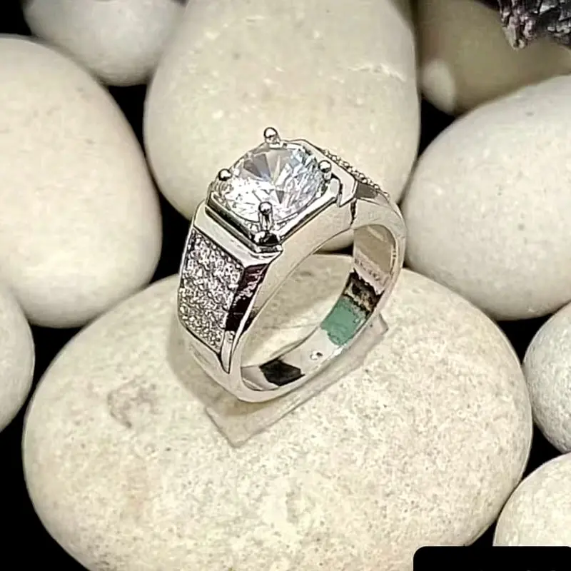 Cincin Pria Model Permata Terbaru Termurah - Rings 2