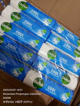 Product Review of Sabun Mandi Dettol 100 gr Variant Skincare, Moustere, Cool, Fresh, Lastingfres, Reenergize, Family Protect - Promo Cuma 36k, Dapat 6 pc - Soap Wangi Tubuh Mencerahkan Perawatan Hijau Membersihkan Tangan Cair sabundettol from M** N**r 0