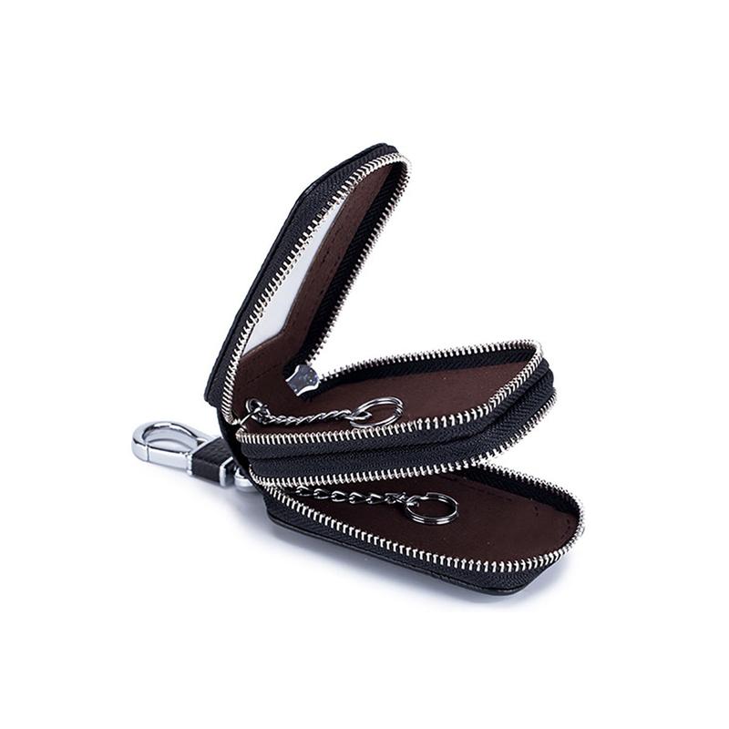 Product Introduction of Vỏ Chìa Khóa Ô Tô Hai Lớp Đa Chức Năng, Thật, Có Khóa Kéo, Vỏ Chìa Khóa Unisex, Vỏ Chìa Khóa Cửa Sổ Gương Trong Suốt Móc Khoá 19