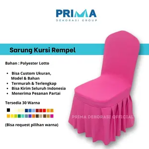 Cover Kursi Sarung Kursi Futura Rempel Rimpel Prima Dekorasi