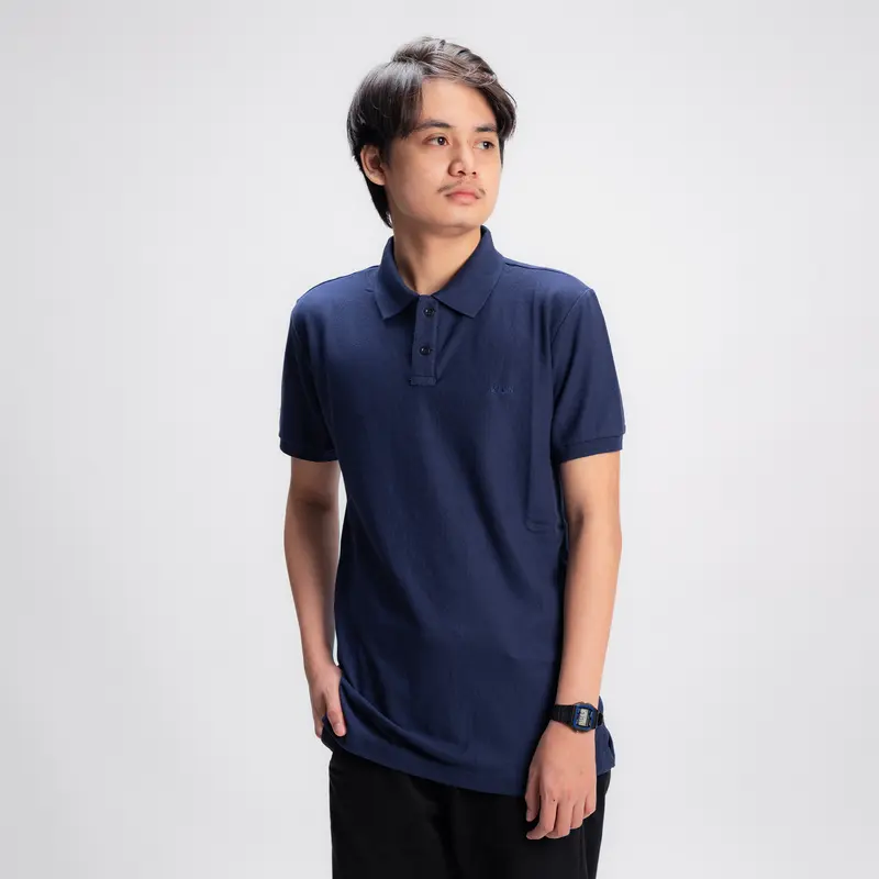 JEEN ORIGINAL - Kemeja Polo Basic Lengan Pendek Bordir Pria Katun Baju Casual Formal 3