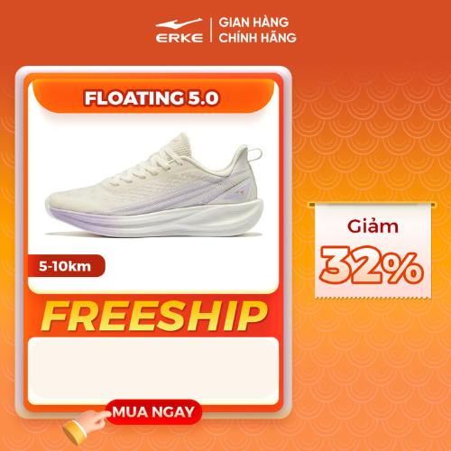 [BEST SELLER] ERKE Giày Thể Thao Nam Nữ  BASIC RUNNING- Dòng Sneaker running nhẹ 175g, tập thể dục, thoáng khí cao cấp, giày thể thao nghiệp dư- Floating 5.0 chất liệu cao cấp kiểu dáng Sport 51124203209
