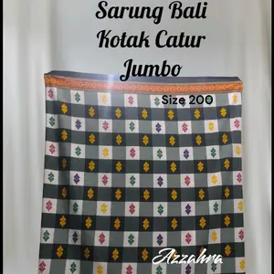 Sarung Bali Kotak Catur Jumbo Sarung Poleng 2 meter Pria