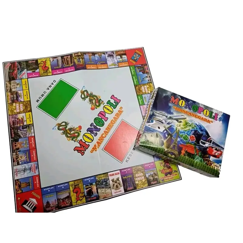 mainan jadul monopoli mancanegara + ular tangaa interaktif