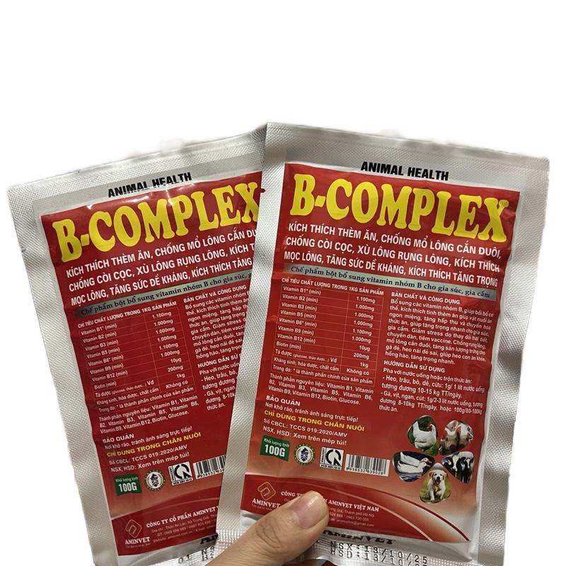  Combo 2 goi Bcomplex C 100g gà thèm ăn ngon miệng nhanh dinh dưỡng cần thiết trong chăn nuôi gà đá gà chọi   trọng lượng 100g  