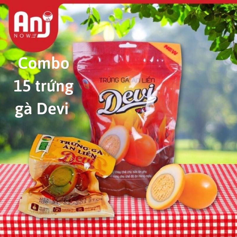  Combo 15 quả trứng gà ăn liền Devi thích hợp làm bữa ăn phụ ăn kiêng  keto sử dụng bưã sáng cho bé 