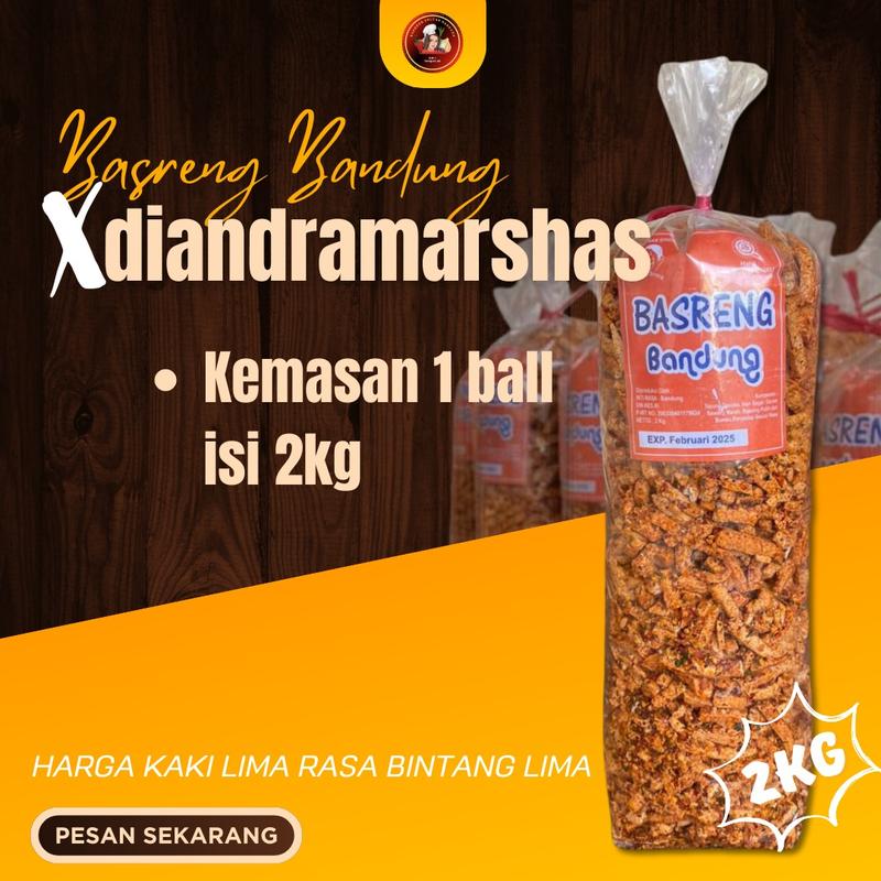 (1BALL) 2KG BASRENG BANDUNG PEDAS X DIANDRAMARSHAS 0