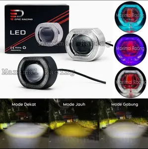 Biled Ala-ala Biled KW Biled Cut Off Mini 2.5 INC D2 D3 Jauh Dekat 30watt Waterproof Plus Devil