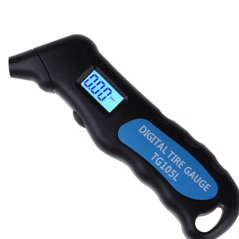 Product Introduction of Digital Car Tire Tyre Air Pressure Gauge Meter LCD Display Manometer Barometers Tester for Car Truck Motorcycle Bike Car-styling 30