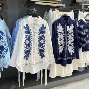 GERTA SHIRT | KEMEJA COTTON BORDIR ADILLA ID