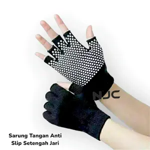 Sarung Tangan Motor Setengah Jari Bintik anti Slip / Sarung tangan Olahraga Gloves