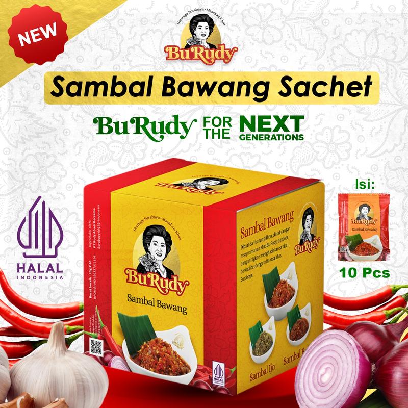 NEW Paket Setopan Sambal Sachet Bu Rudy Isi 3 1