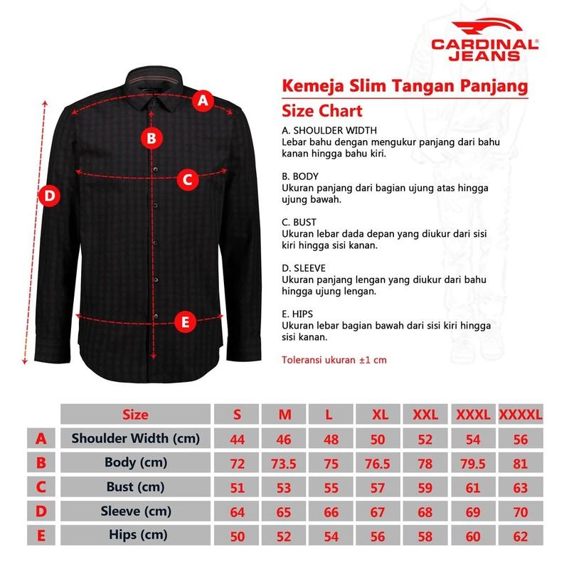 Product Introduction of KEMEJA PRIA CARDINAL JEANS CASUAL ORIGINAL PREMIUM 0