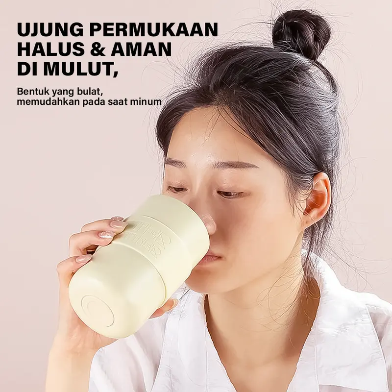 LDD-Tumbler Botol Minum Aesthetic Lucu 650ML Anti Tumpah dan Tahan Dingin Stainless Steel 316 5