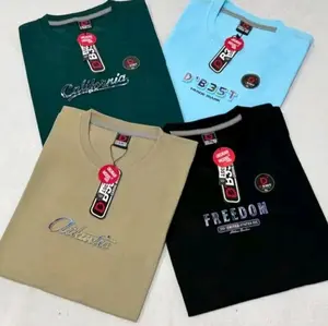 Paket 4 Pcs Kaos Merek Brand terkenal baham halus lembut