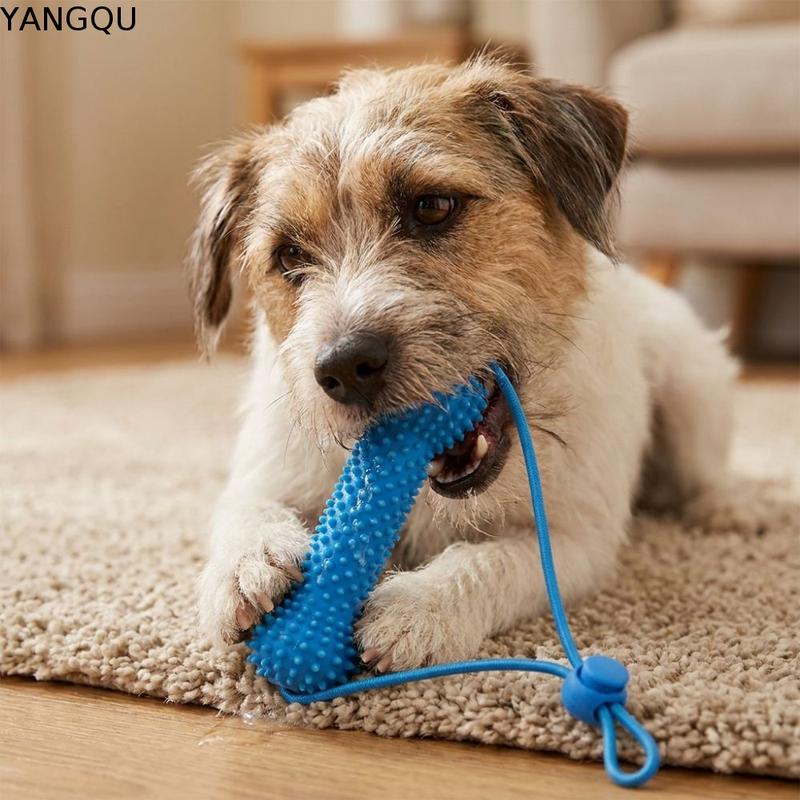 YANGQU An toàn Bền bỉ Chống cắn Que gặm nướu cho chó Chống sặc với dây thừng Đồ…