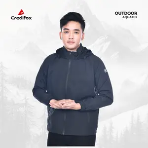 CREDIFOX Jaket Outdoor Aquatex waterproof pria wanita - Jaket Windproof - Jaket Taslan ZN Waterproof - Jaket anti air