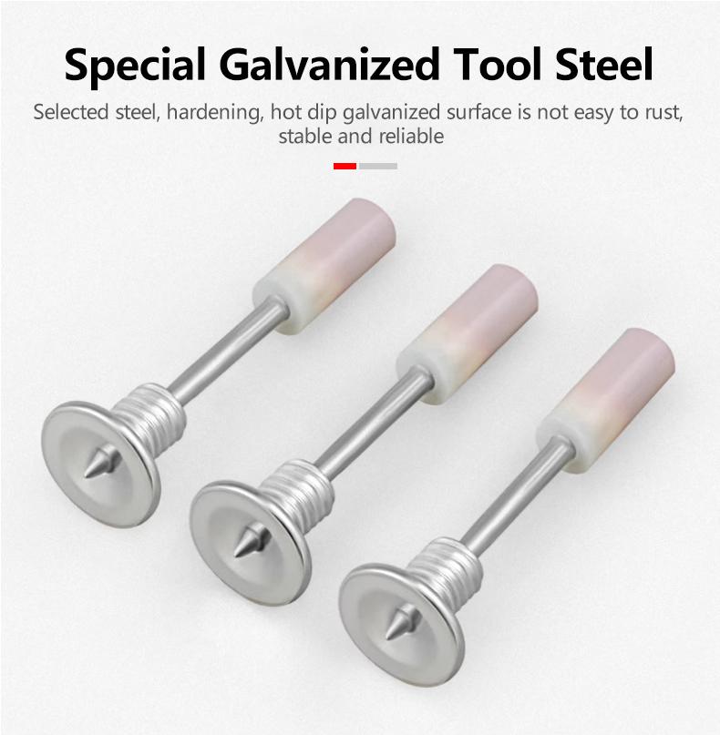 Product Introduction of Twist Nail With Matching Nut Mini Threaded Integrated Nails Threaded Nails Can Tighten Nut Gun Nail Mini Threaded Nut Screw Nailsfastening Steel Manual Rivet Ceiling Wall Tool Anchor Trough Device Home Fastener Metal Working Heavy Duty Machine 19