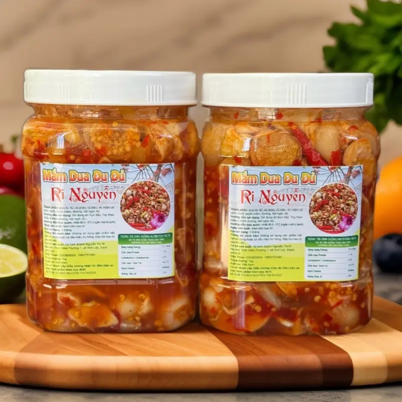 Combo 2Kg Mắm Dưa Đu Đủ Thập Cẩm Food - Thức Ăn Ngon Miệng