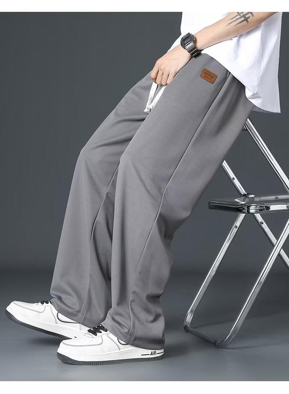Product Introduction of Pants Men's Summer Fashion Brand Loose Straight Pants Wide Leg Pants Men's Japanese Retro Sports Casual Men's Pants 18