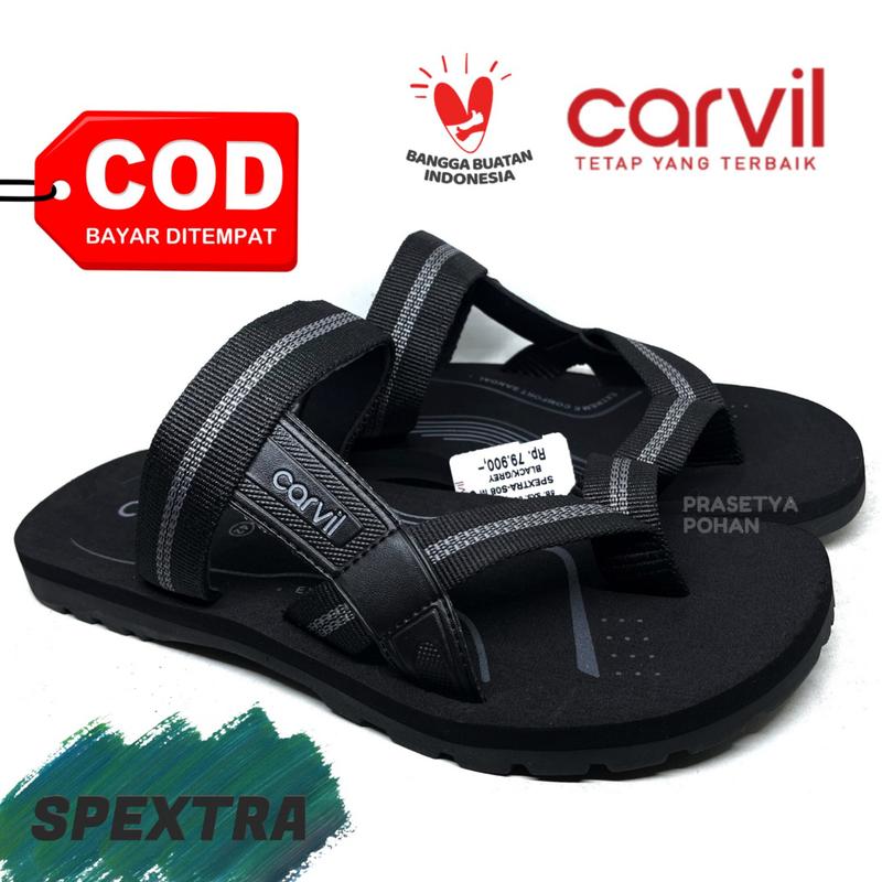 Sandal Pria Carvil Original Anti Air - Sendal Carvil Pria Original Slide dan Jepit 8