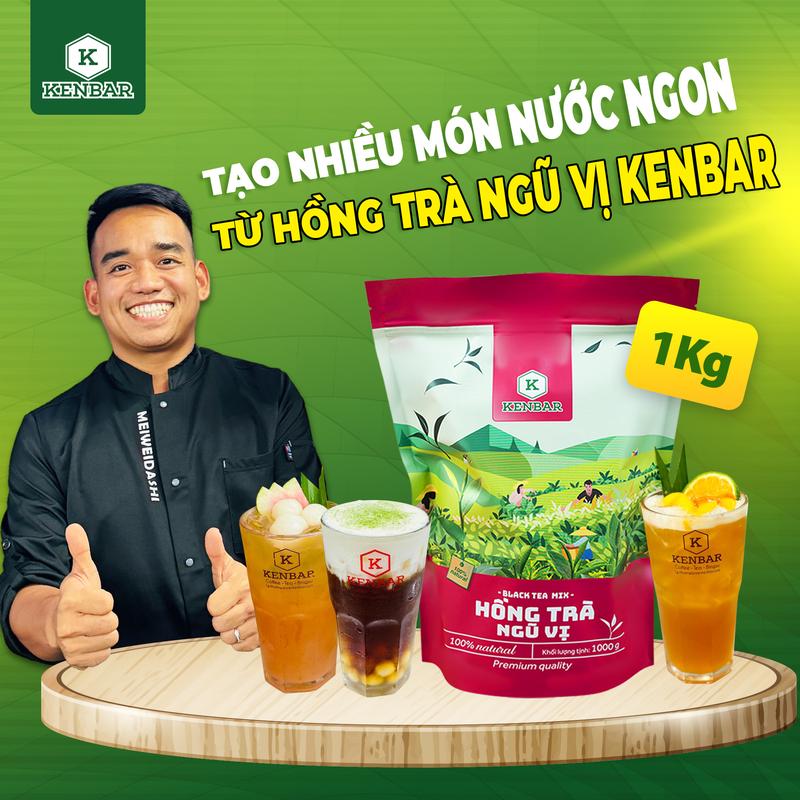  Hồng Trà Ngũ Vị KENBAR 1KG- Pha Hồng Trà Cam Ngũ Vị Pha Trà Chanh Trà Sữa Trà Trái Cây Chuẩn Vị 