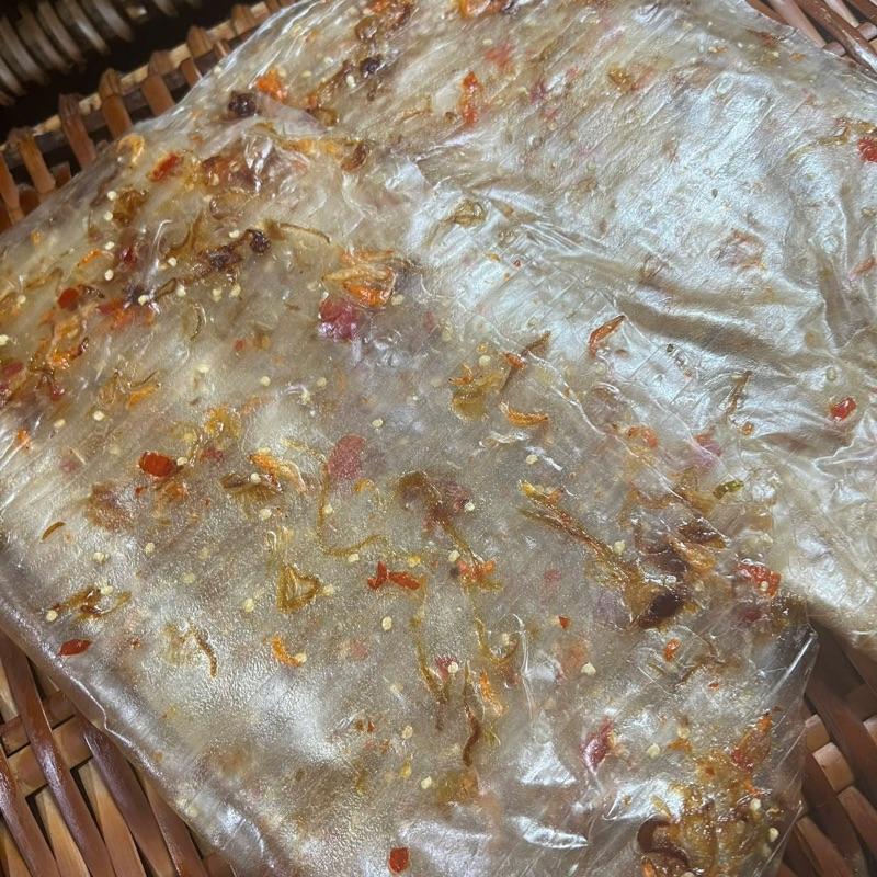  Bánh tráng phơi sương dẻo ruốc hành phi  500gr  