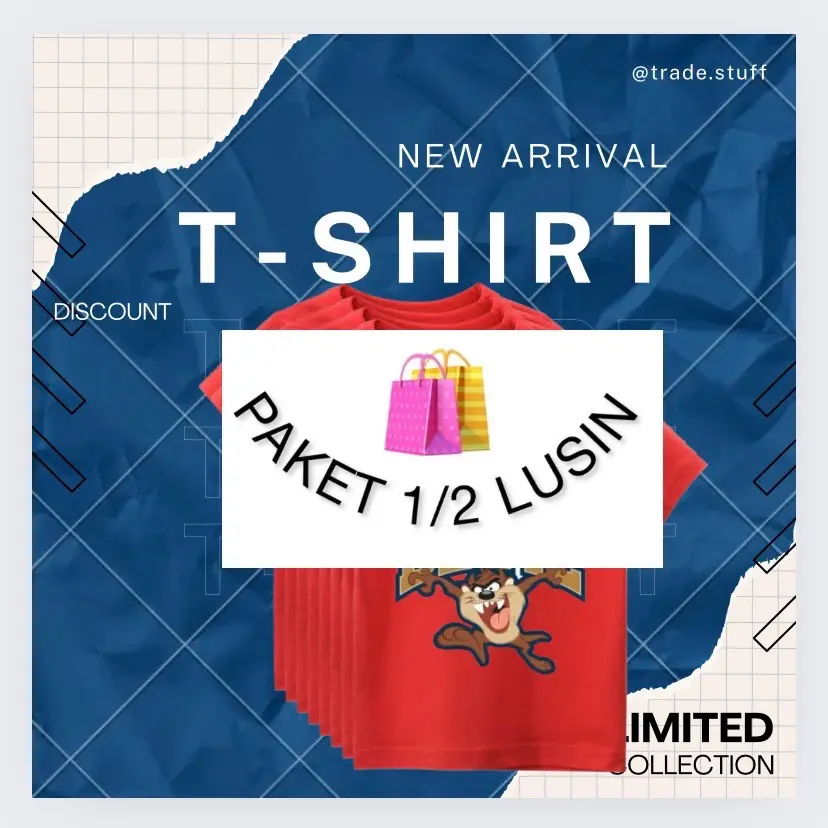 PAKET RESELLER KAOS ANAK 1-8 TAHUN