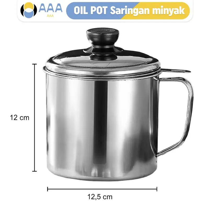 (AAA) Paket Combo Spesial Rak Bumbu Dapur + Botol Minyak 630ML + Oil Pot Minyak 1.3 L + Botol Bumbu kaca 8