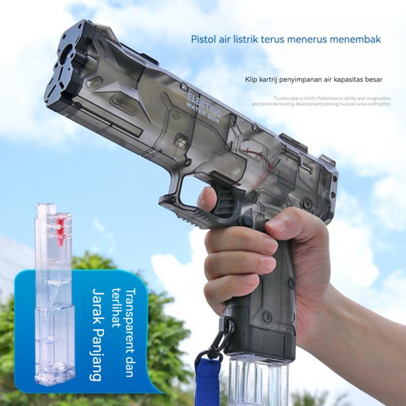 （COD) COOLFOX TOYS  Mainan anak laki-laki penyiram listrik anak-anak mainan air jarak jauh berkapasitas besar yang kuat 1