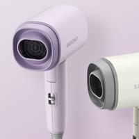 Gambar Hair Dryer SAMONO SW-HD30 Putih & Ungu 400W Low Watt - Hairdryer - WHITE dari samitech.id Kab. Ponorogo 4 Tokopedia