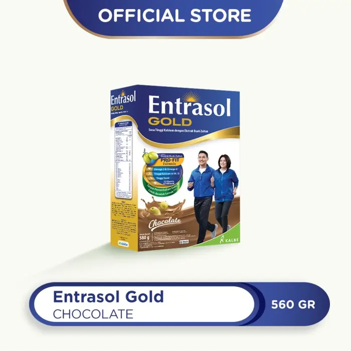 ENTRASOL GOLD VANILLA / COKLAT 560GR