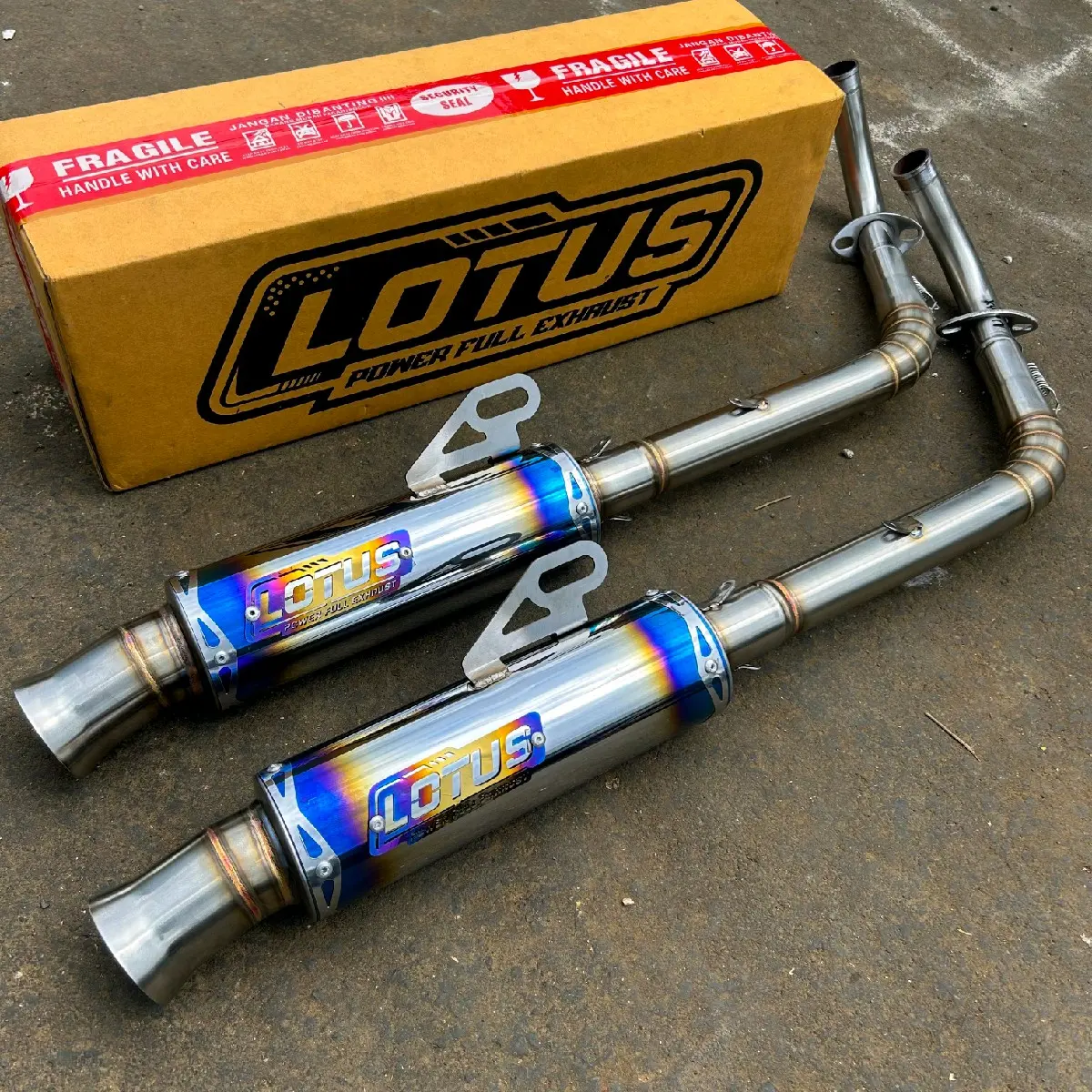 Knalpot Salemba Ceklis jungstayle Original LOTUS power full exhaust PNP untuk Aerox NEW/OLD, VARIO 125/150 LED NEW, NMAX NEW/OLD, BEAT, MIO SERIES Motorcycle