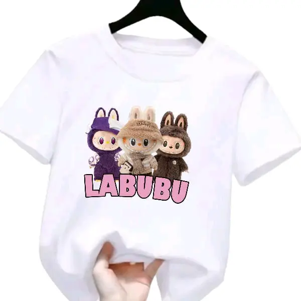 kaos atasan anak perempuan motif lucu yang lagi viral atasan anak cewek bahan katun Fashion 6