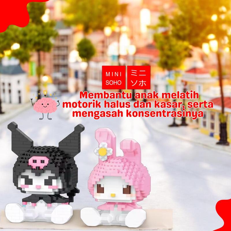 Nano Block Mainan Balok Susun Mainan Anak Mainan Edukasi DIY 3D Puzzle COD Blok Hadiah Plastik Kotak 4