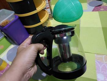 Product Review of [MAMAJUL] 900-1100-1600-2000 ml Teko Teh Kopi - Bahan Kaca Dengan Saringan Stainless - Glass Tea Coffee Pot with Stainless Steel Strainer from T**h U** N** 0