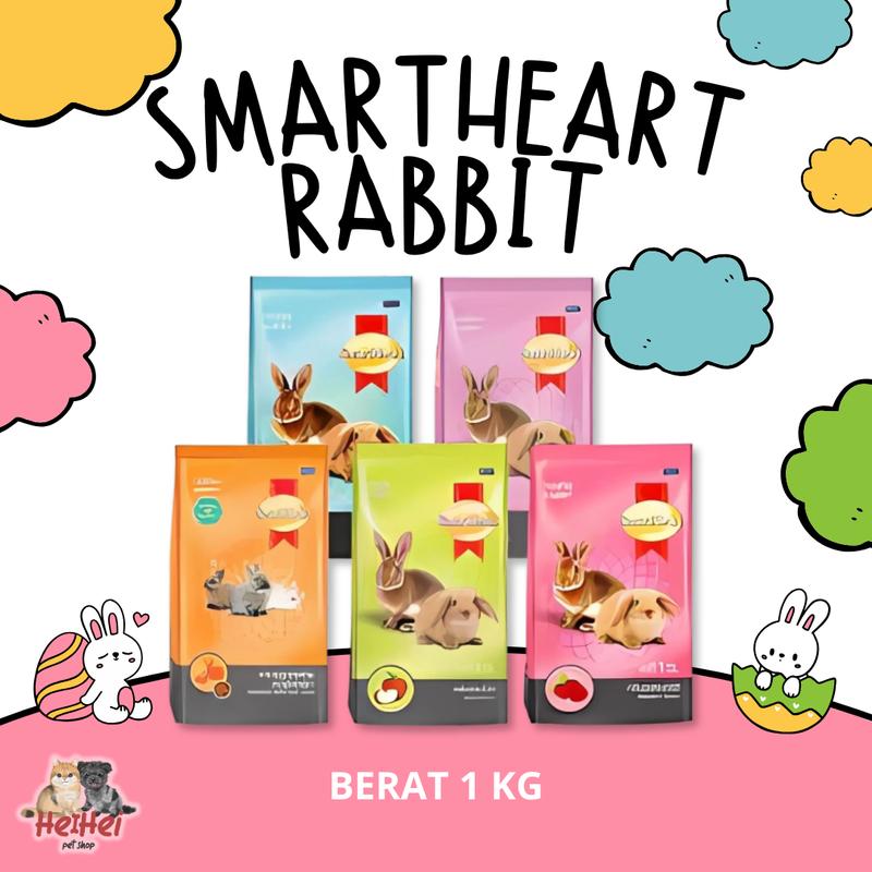 SmartHeart Rabbit Food 1 Kg - Smart Heart FreshPack Pelet Makanan ...