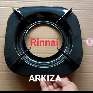 Tatakan Rinnai Kaki 4 /k4 Asli Bahan Tebal untuk Tipe Rinnai 511 E, 522 C, dan 522 A tungku kompor dudukan