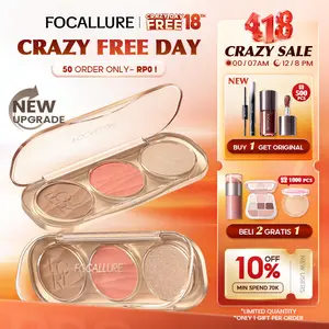[Official] FOCALLURE Pro-Sculpt 3-in-1 Facial Shaping Palette Highlighter & Contour & Blush