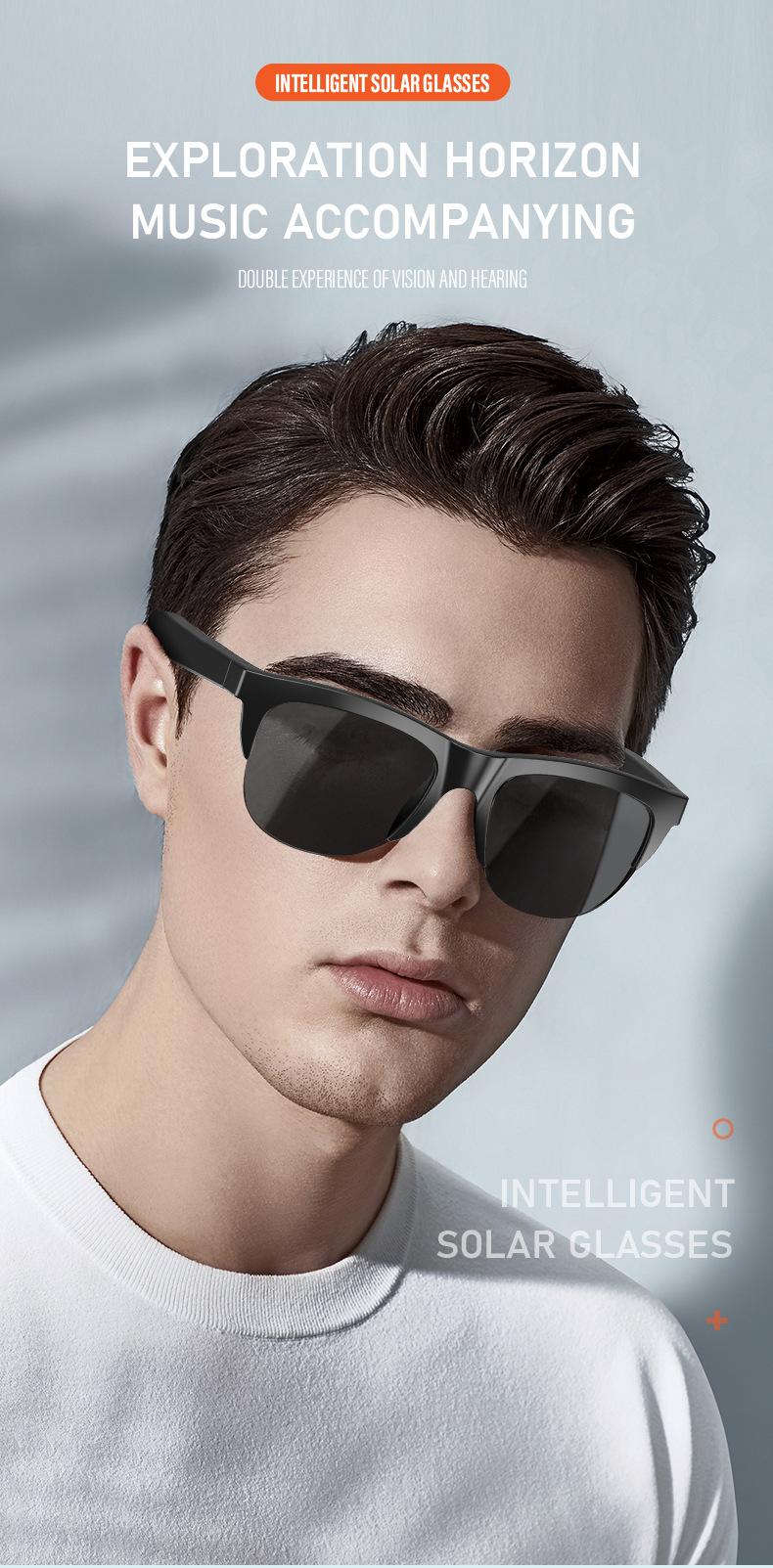 Product Introduction of Bluetooth Smart Glasses Anti-UV Sunglasses Fashion Glasses 0