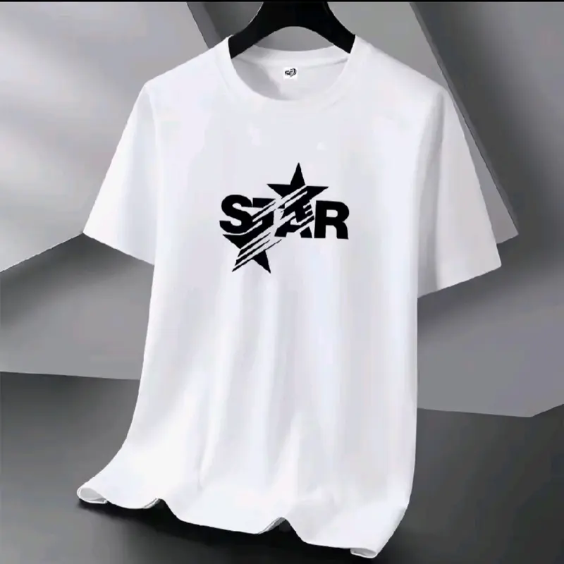 kaos oblong atasan cowok dewasa lengan pendek ukuran ( M/L/XL/XLL/XXXL katun motif star2 0