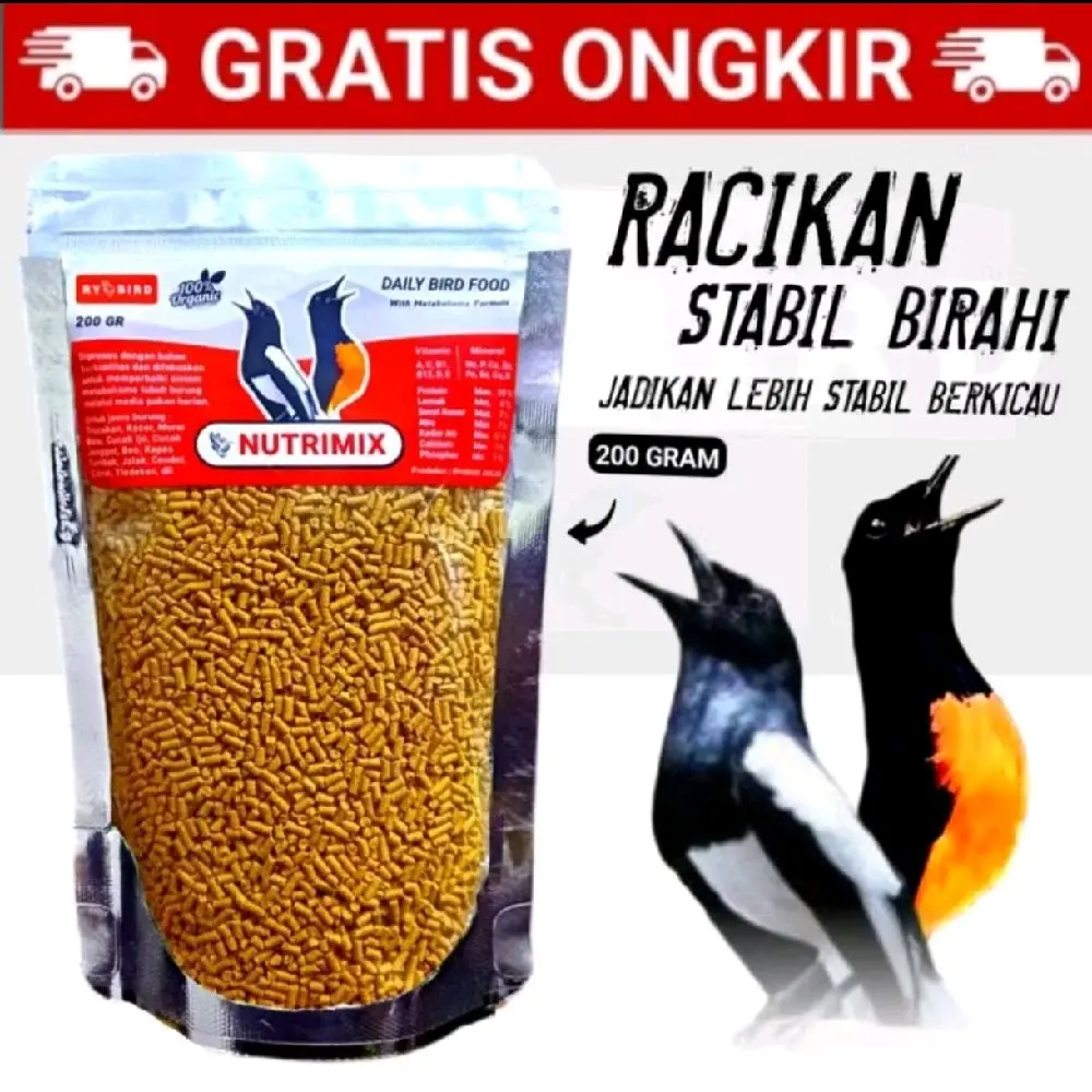 NUTRIMIX MURAI BATU KACER NUTRIMIX KUNING PAKAN BURUNG MURAI BATU